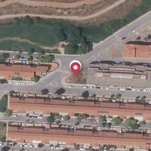 Foto aérea de la subasta en Cáceres