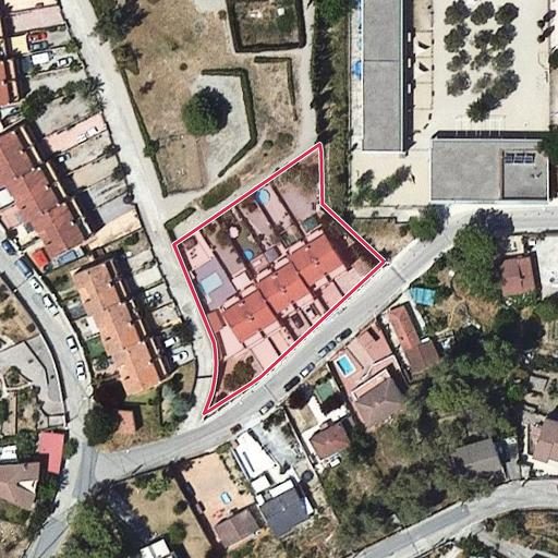 Foto aérea de la subasta en Olivella