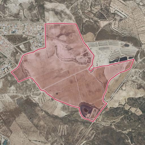 Foto aérea de la subasta en Mazarron