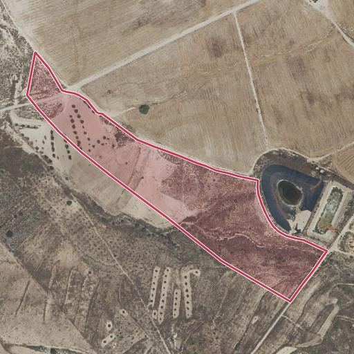 Vista aérea del bien 2: Finca rústica, Mazarron
