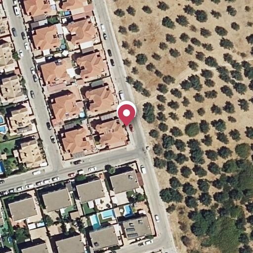 Foto aérea de la subasta en Espartinas