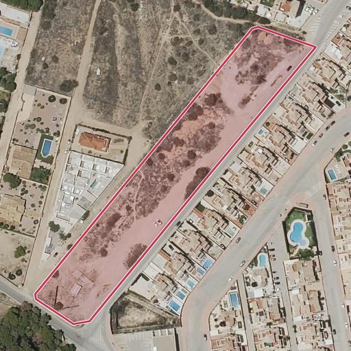 Vista aérea del bien 25: Solar, Orihuela