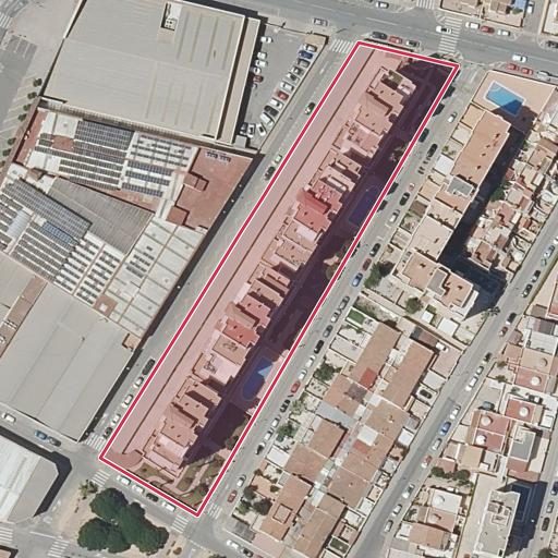 Foto aérea de la subasta en Torrevieja