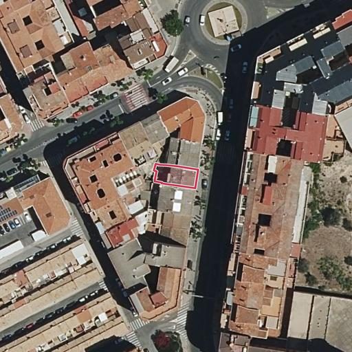 Vista aérea del bien 1: Vivienda, Alcoy