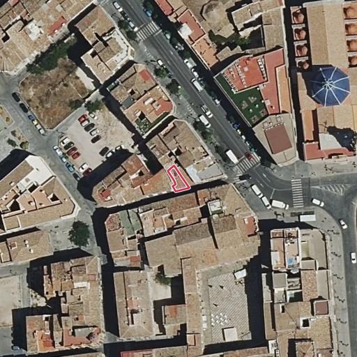 Vista aérea del bien 1: Vivienda, Alcoy