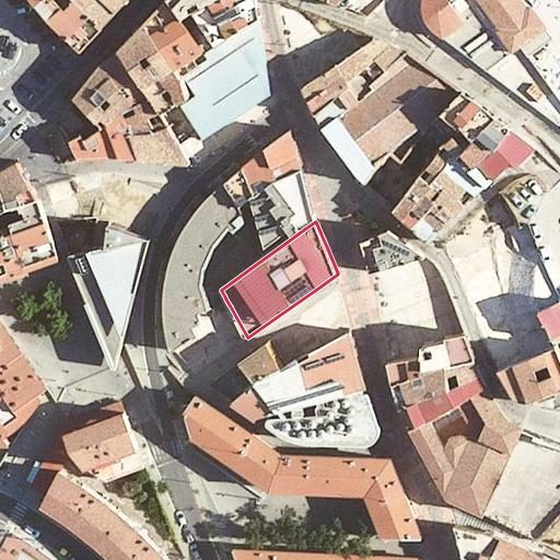 Vista aérea del bien 1: Vivienda, Lleida