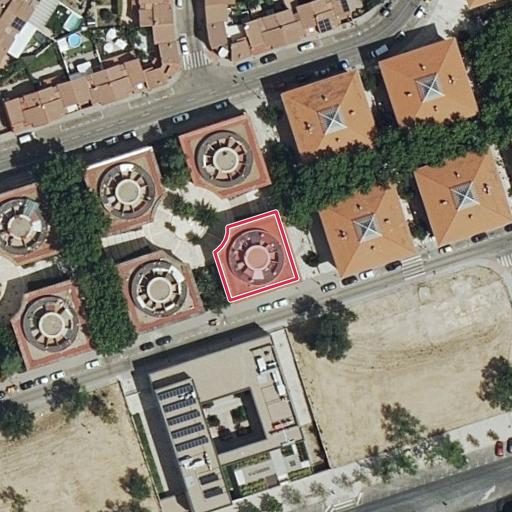Foto aérea de la subasta en Madrid