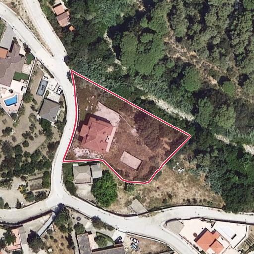 Foto aérea de la subasta en Alforja