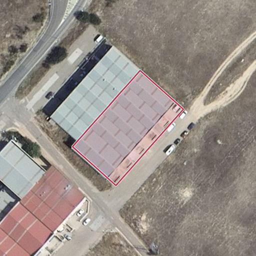 Foto aérea de la subasta en Santovenia de Pisuerga