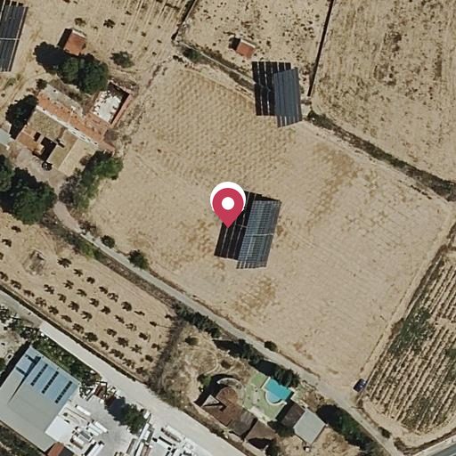 Foto aérea de la subasta en Aspe
