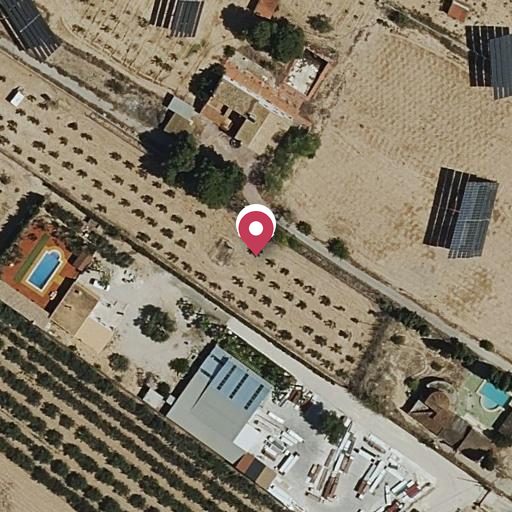 Foto aérea de la subasta en Aspe