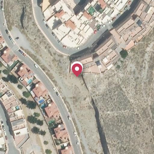 Foto aérea de la subasta en Roquetas de Mar