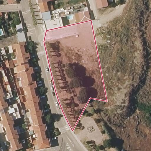 Foto aérea de la subasta en Orellana la Vieja