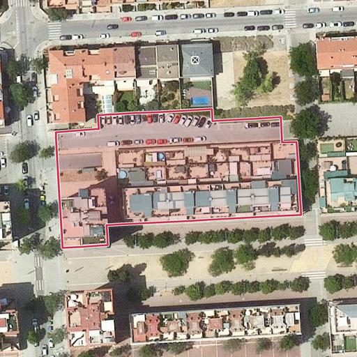 Foto aérea de la subasta en Terrassa