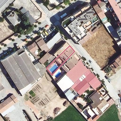 Foto aérea de la subasta en Alcarras