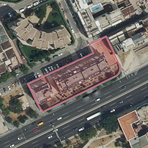 Foto aérea de la subasta en Madrid