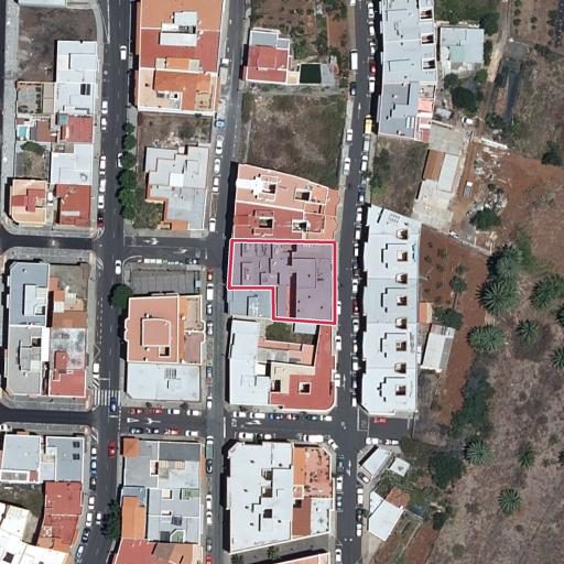 Vista aérea del bien 1: Trastero, Breña Alta
