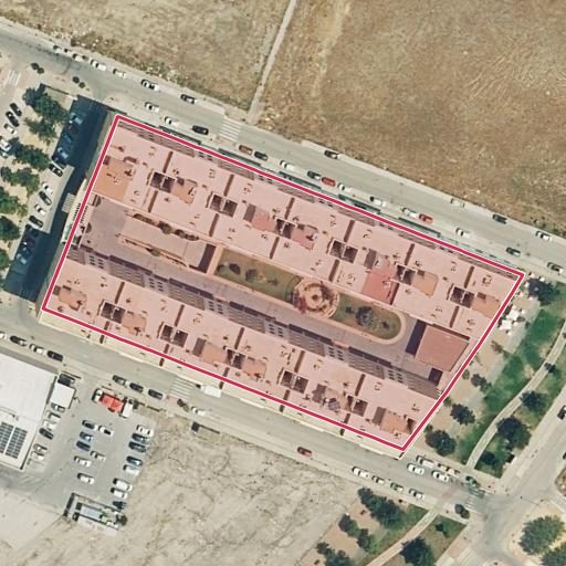 Foto aérea de la subasta en Utrera