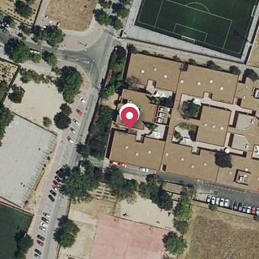 Foto aérea de la subasta en Fuenlabrada