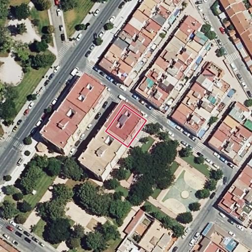 Foto aérea de la subasta en Bormujos