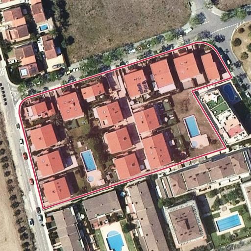 Foto aérea de la subasta en Cambrils