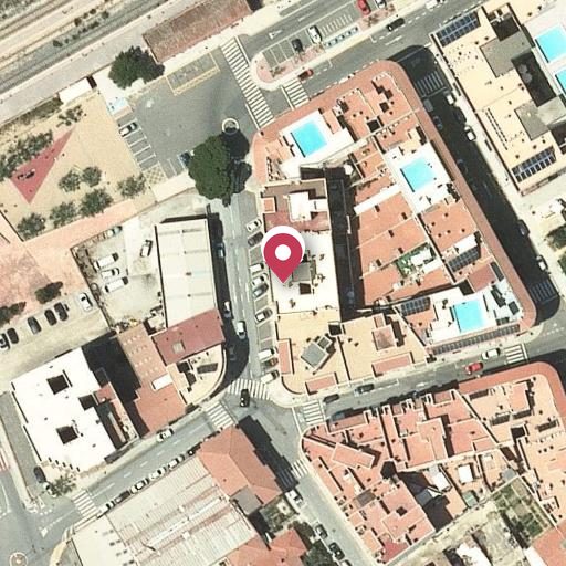 Foto aérea de la subasta en L'hospitalet de L'infant
