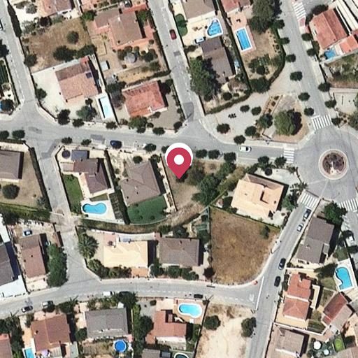 Foto aérea de la subasta en Canyelles