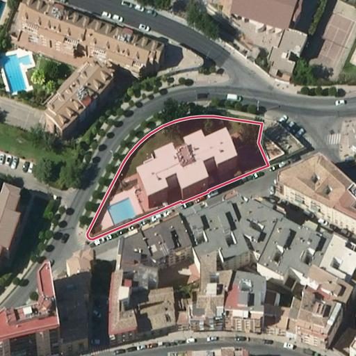 Foto aérea de la subasta en Jaen