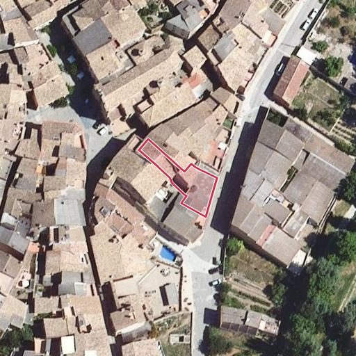 Vista aérea del bien 1: Vivienda, Sanaüja