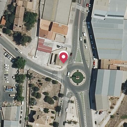 Foto aérea de la subasta en Cocentaina