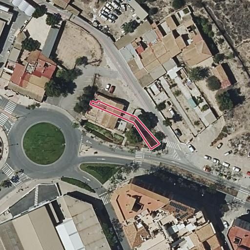 Foto aérea de la subasta en San Vicente del Raspeig