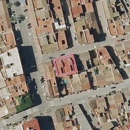 Foto aérea de la subasta en Catral
