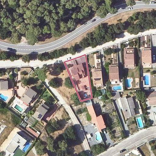 Foto aérea de la subasta en Lliçà D'amunt