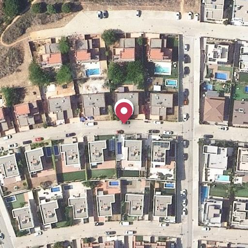 Foto aérea de la subasta en Montgat