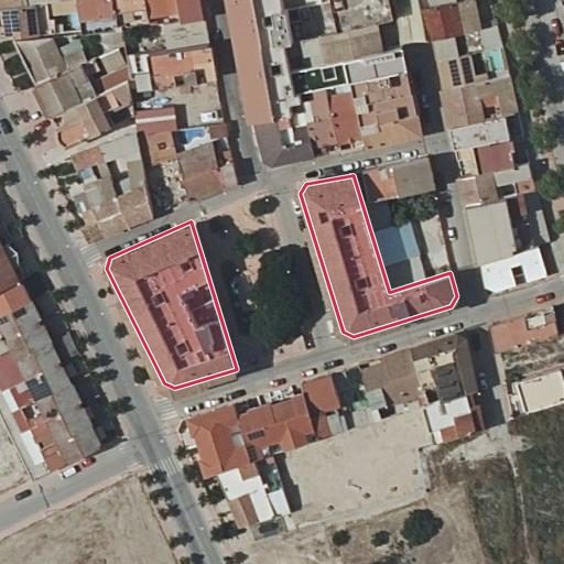 Foto aérea de la subasta en Ceutí
