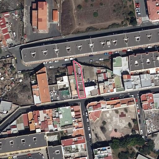 Foto aérea de la subasta en Telde