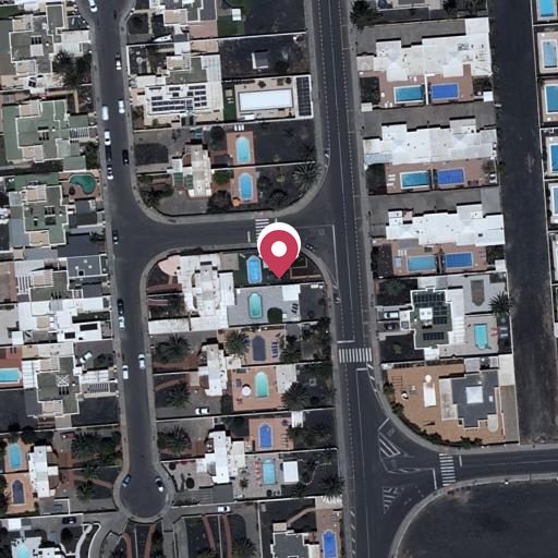 Foto aérea de la subasta en Playa Blanca