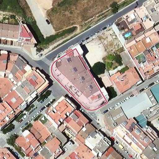 Foto aérea de la subasta en El Vendrell