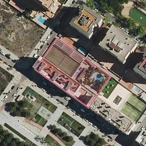 Vista aérea del bien 1: Garaje, Elda
