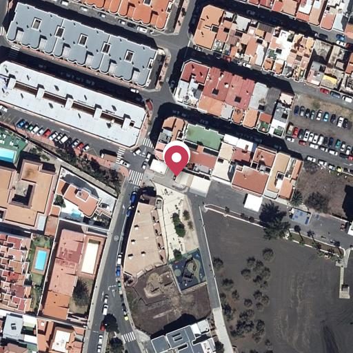 Foto aérea de la subasta en Telde