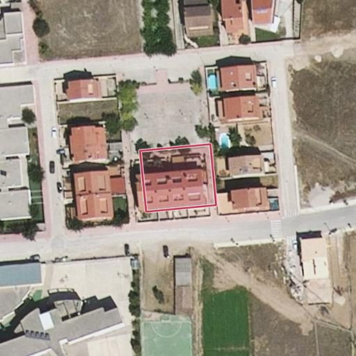 Foto aérea de la subasta en Valderrobres