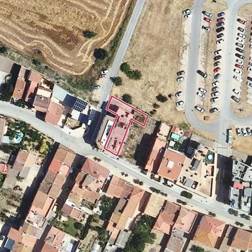 Vista aérea del bien 2: Vivienda, Palafolls