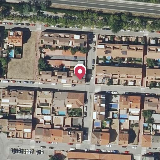 Foto aérea de la subasta en Paracuellos de Jarama