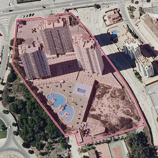 Foto aérea de la subasta en La Vila Joiosa-villajoyosa