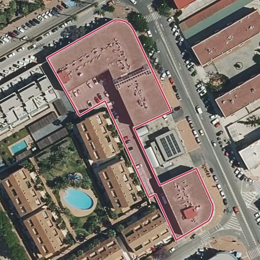 Foto aérea de la subasta en Xabia-javea