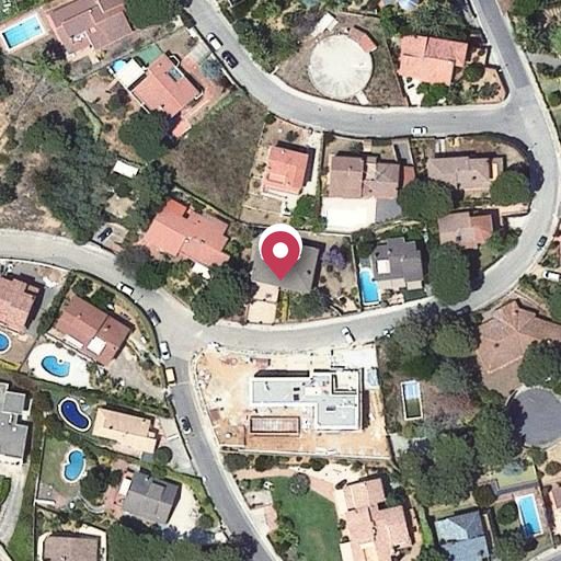 Foto aérea de la subasta en Sant Pol de Mar