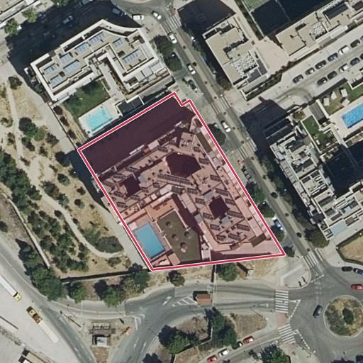 Foto aérea de la subasta en Madrid