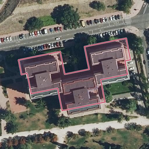 Foto aérea de la subasta en Mostoles