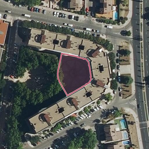 Foto aérea de la subasta en Fuenlabrada