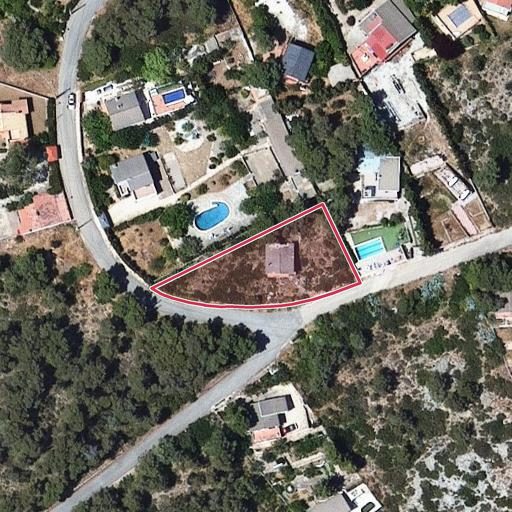 Foto aérea de la subasta en El Montmell